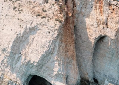 Caves close up in Zakynthos