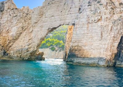 A breathtaking picture on this Zakinthos highlights tour of caves in the coves of Zakynthos island