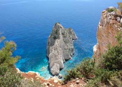 Mizithres from the top viewpoint on our Jeep Safari Tour in Zakynthos island!