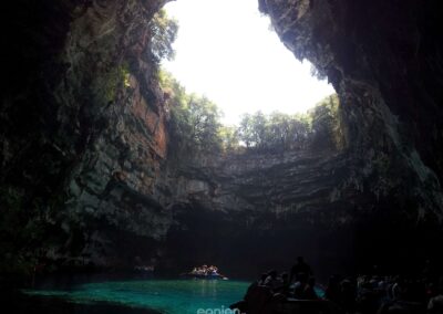 Kefalonia island Melissani cave of fairys