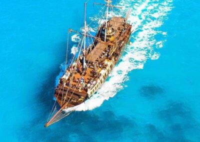 Pirate Boat Cruising