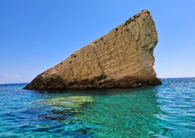 A beautiful rock in the middle of the sea near Keri caves. Looking like the most wonderful thing you will see inside the middle of the ocean. Well we cruise to Keri caves