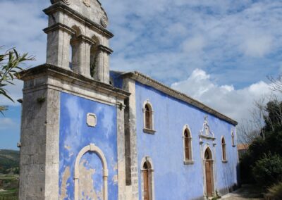 Blue monastery picture, traditional architecture in Zakynthos Island!