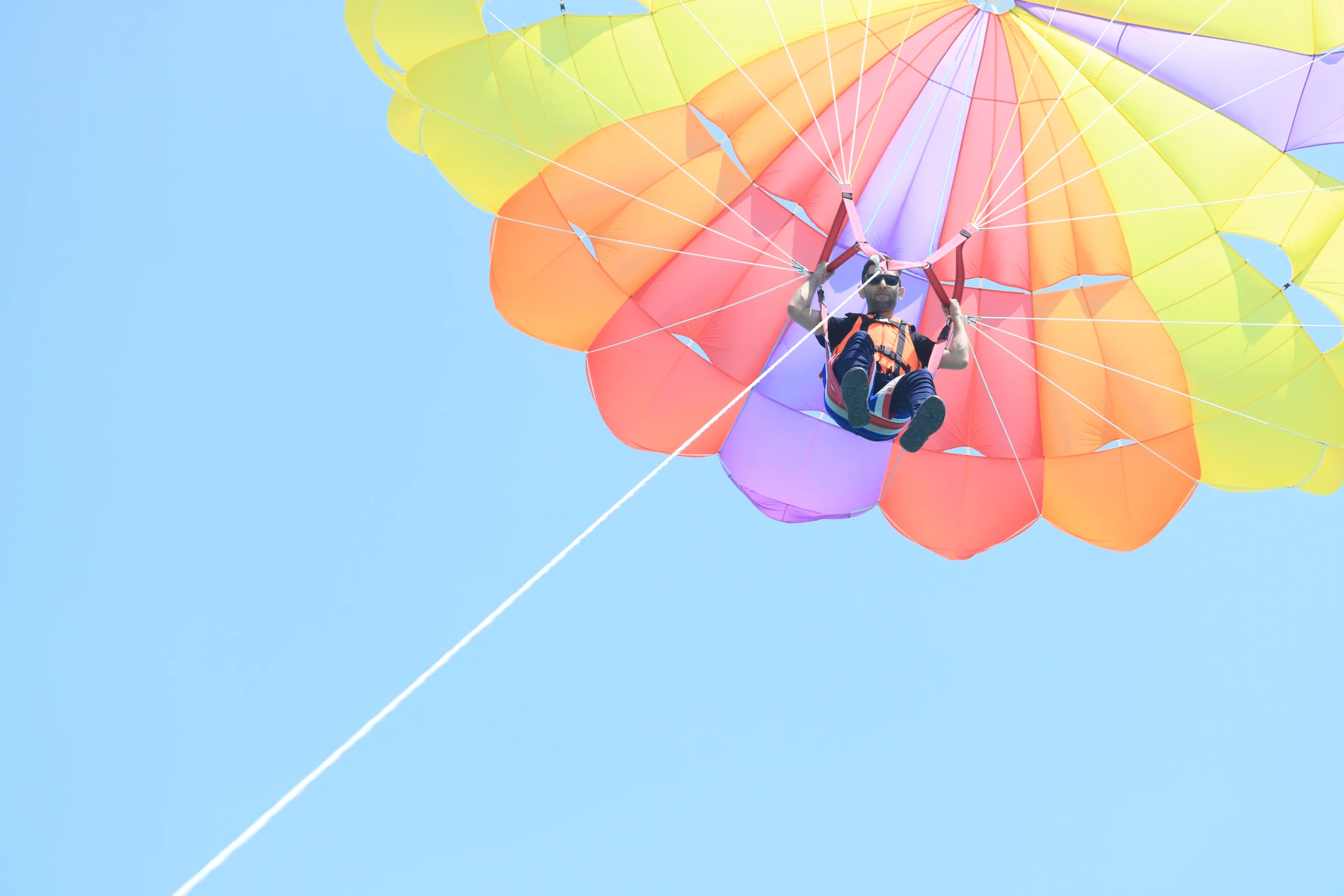 Parasailing in Zakynthos island with eonion watersports and water activities