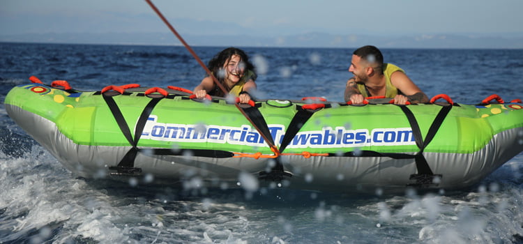 Enjoy the slider tube ride in Zakynthos island! Feel the adrenaline pumping!