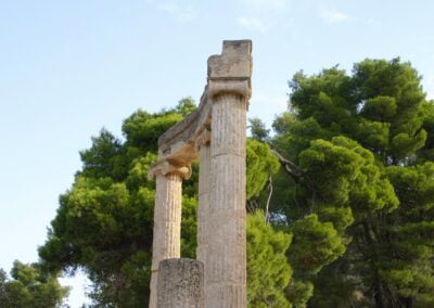 Pillars in ancient Olympia Tour