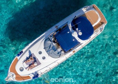top view of Cranchi 50 Yacht